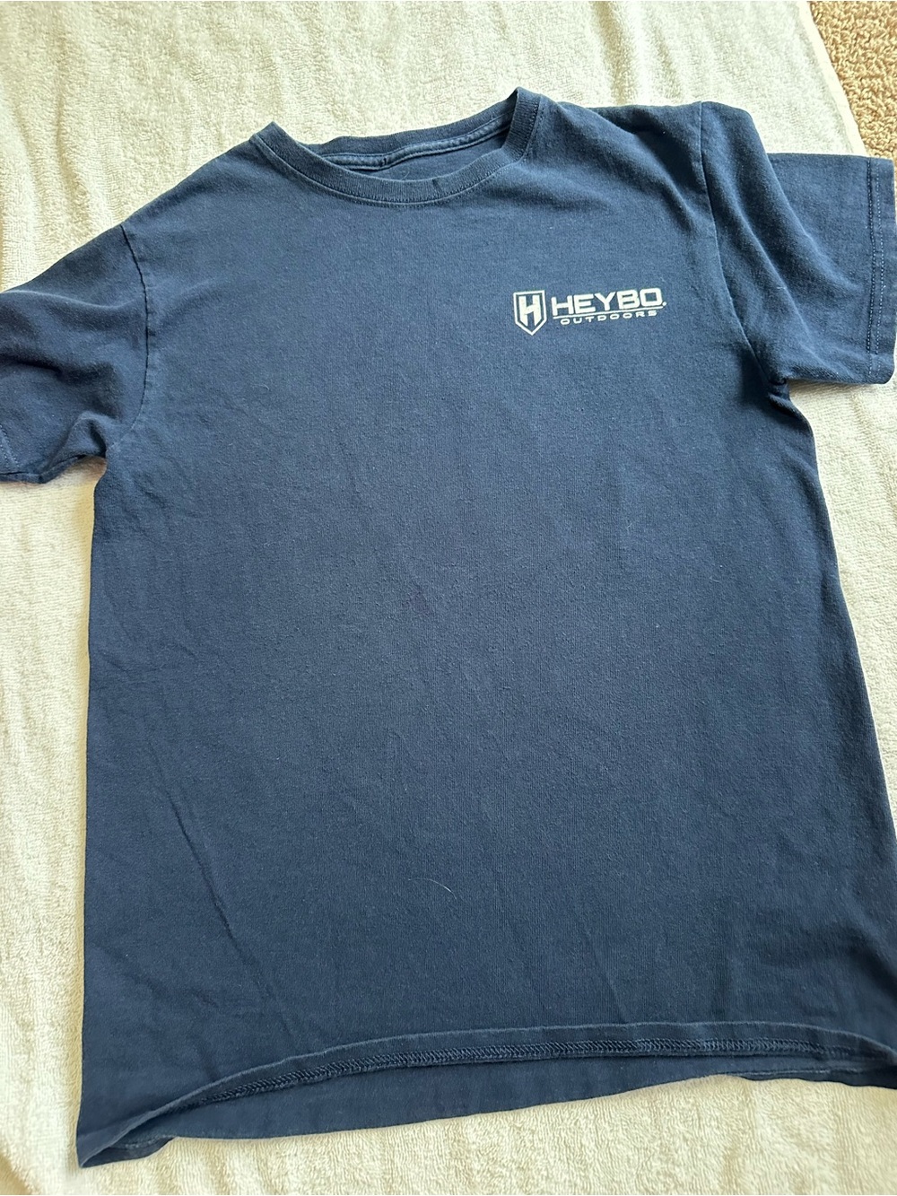 Heybo Outdoors Navy Logo T-Shirt